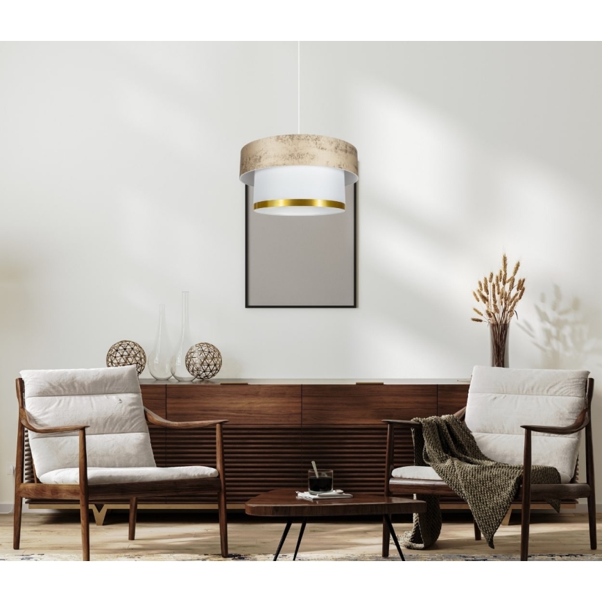Luster na sajli RESSA 1xE27/60W/230V zlatna