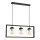 Luster na sajli REY 3xE27/7W/230V crno