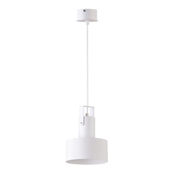 Luster na sajli RIF 1xE27/60W/230V bela