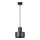 Luster na sajli RIF 1xE27/60W/230V pr. 15 cm crno