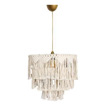 Luster na sajli RIMINI 1xE27/40W/230V krem