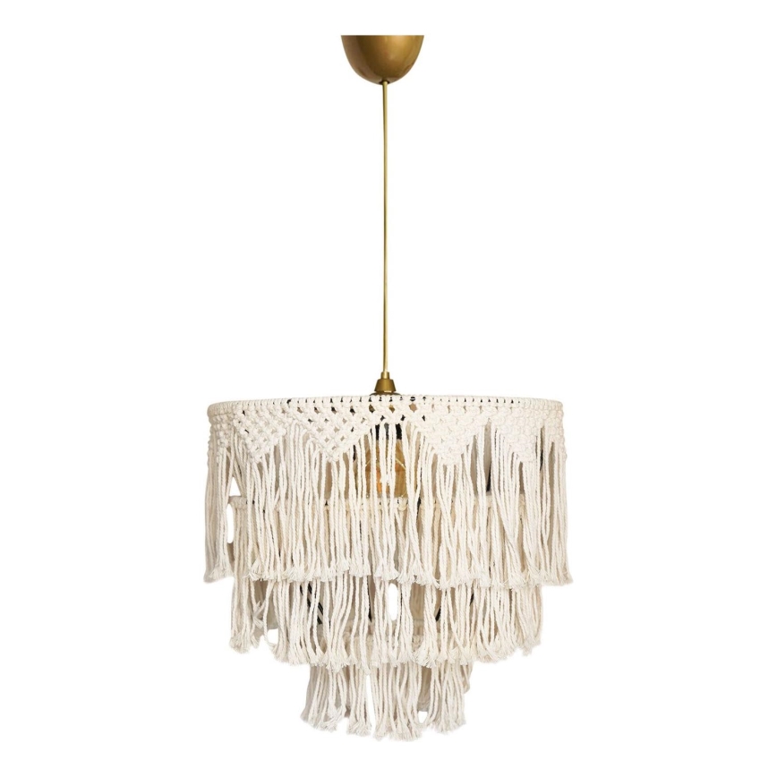 Luster na sajli RIMINI 1xE27/40W/230V krem