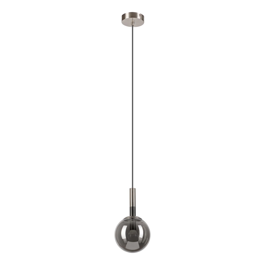 Luster na sajli ROLLO 1xE14/5W/230V mat krom/dimno