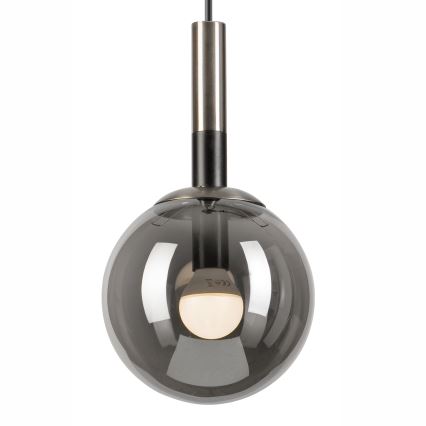 Luster na sajli ROLLO 1xE14/5W/230V mat krom/dimno