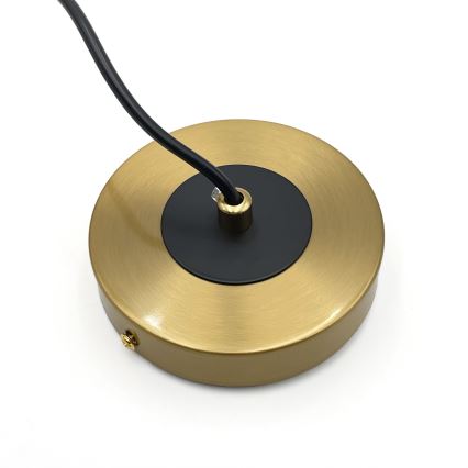 Luster na sajli ROLLO 1xE14/5W/230V zlatna/dimljeno bež