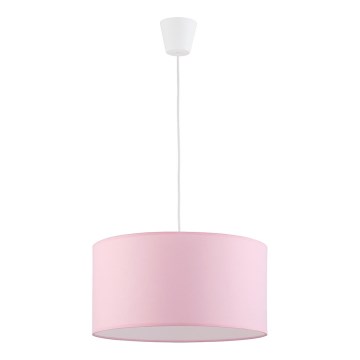 Luster na sajli RONDO KIDS 1xE27/15W/230V roze