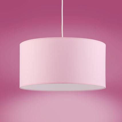 Luster na sajli RONDO KIDS 1xE27/15W/230V roze