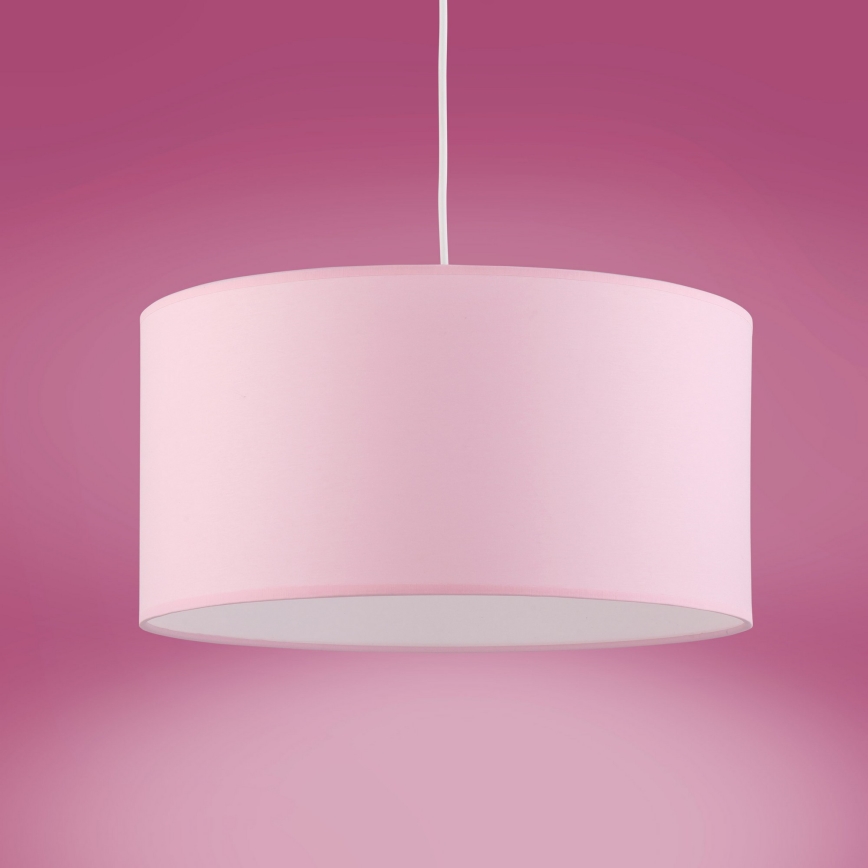Luster na sajli RONDO KIDS 1xE27/15W/230V roze