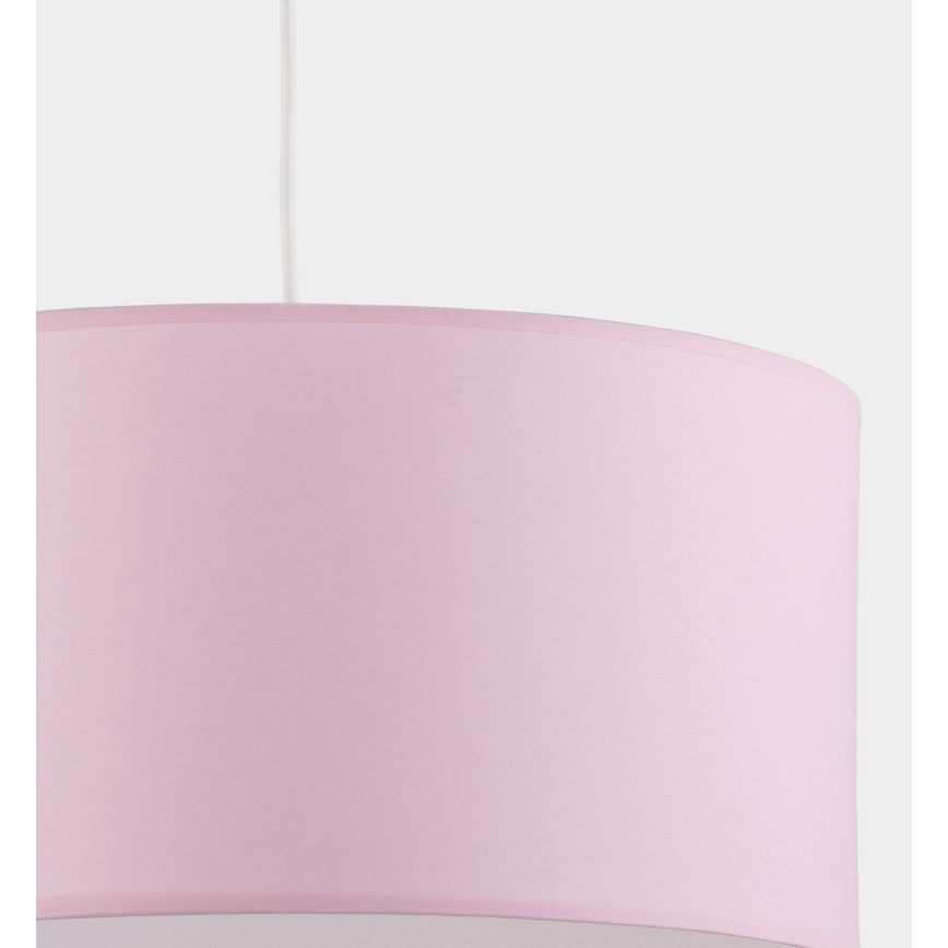Luster na sajli RONDO KIDS 1xE27/15W/230V roze