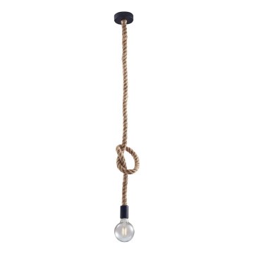 Luster na sajli ROPE 1xE27/12W/230V