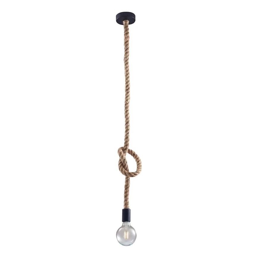 Luster na sajli ROPE 1xE27/12W/230V