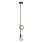 Luster na sajli ROPE 1xE27/12W/230V