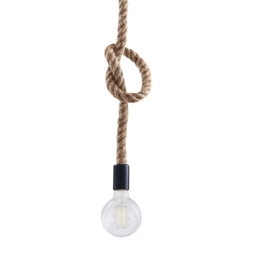 Luster na sajli ROPE 1xE27/12W/230V