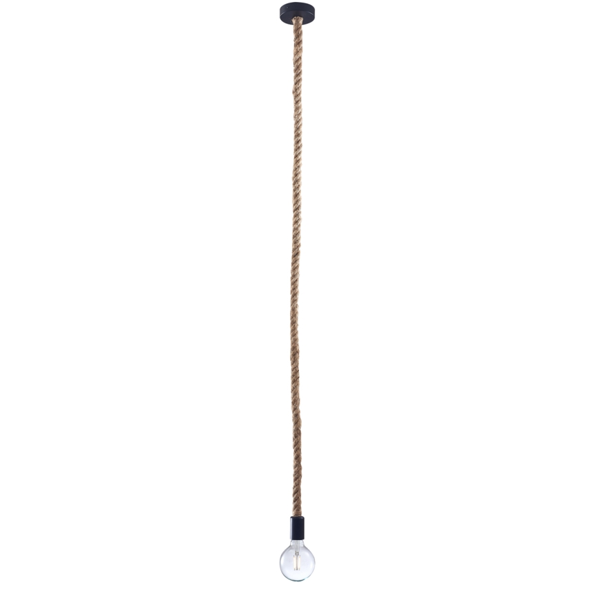 Luster na sajli ROPE 1xE27/12W/230V