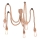 Luster na sajli ROPE CASA 5xE27/12W/230V pauk