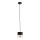Luster na sajli ROY 1xE27/60W/230V crno