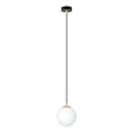 Luster na sajli ROYAL 1xE14/10W/230V pr. 14 cm crno