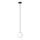 Luster na sajli ROYAL 1xE14/10W/230V pr. 14 cm crno