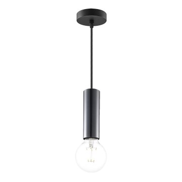 Luster na sajli SAGA 1xE27/40W/230V crno