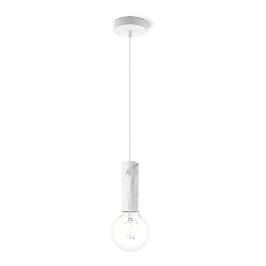Luster na sajli SAGA 1xE27/40W/230V mermerna