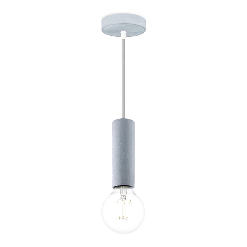 Luster na sajli SAGA 1xE27/40W/230V sivo