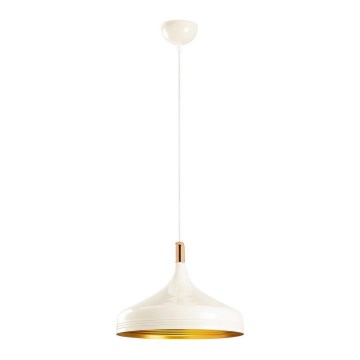 Luster na sajli SAGLAM 1xE27/40W/230V bela