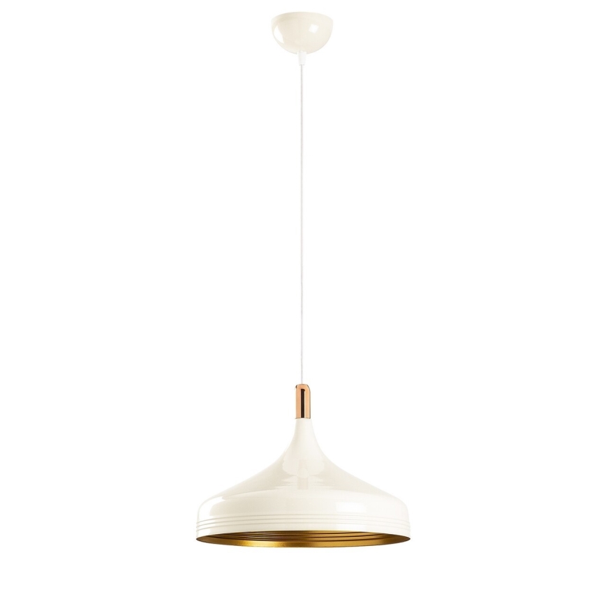 Luster na sajli SAGLAM 1xE27/40W/230V bela
