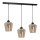 Luster na sajli SANTIAGO 3xE27/60W/230V braon