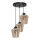 Luster na sajli SANTIAGO 3xE27/60W/230V braon