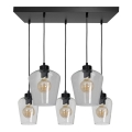 Luster na sajli SANTIAGO 5xE27/60W/230V proziran