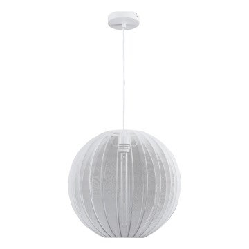 Luster na sajli SENSAI 1xE27/20W/230V pr. 40 cm bela