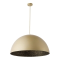 Luster na sajli SFERA 1xE27/60W/230V, prečnik 35 cm, zlatna/crna