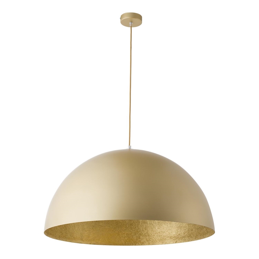 Luster na sajli SFERA 1xE27/60W/230V prečnik 35 cm zlatna