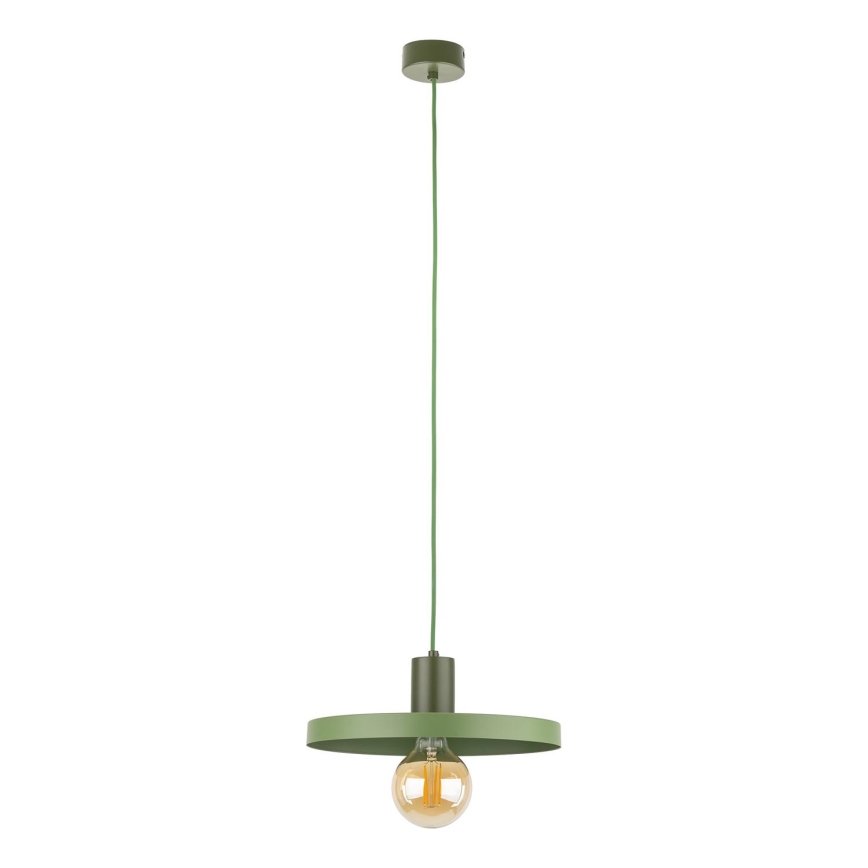 Luster na sajli SILA 1xE27/15W/230V pr. 30 cm zelena