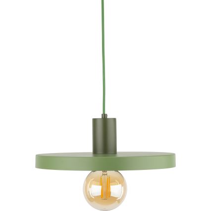 Luster na sajli SILA 1xE27/15W/230V pr. 30 cm zelena