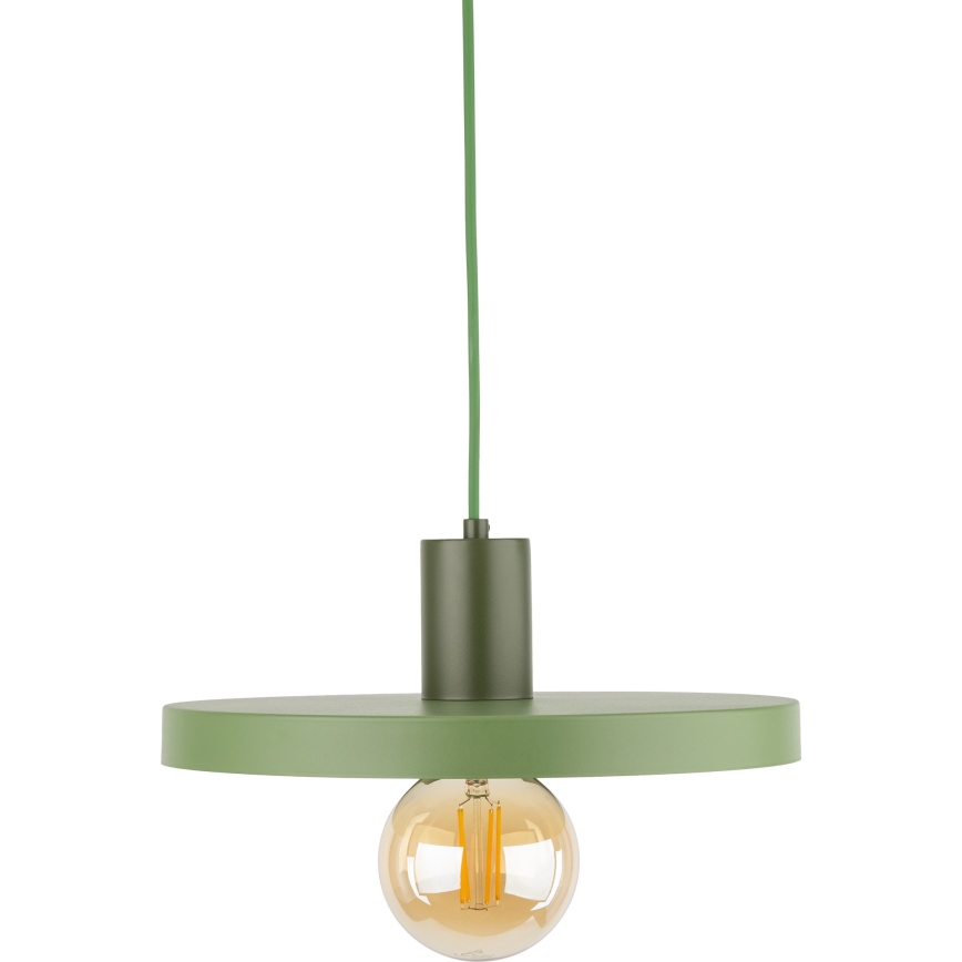 Luster na sajli SILA 1xE27/15W/230V pr. 30 cm zelena