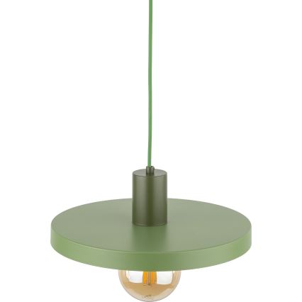 Luster na sajli SILA 1xE27/15W/230V pr. 30 cm zelena