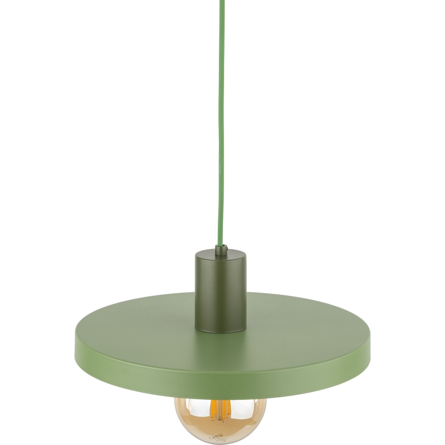 Luster na sajli SILA 1xE27/15W/230V pr. 30 cm zelena