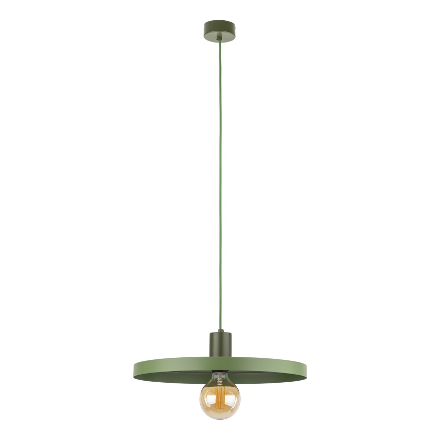Luster na sajli SILA 1xE27/15W/230V pr. 40 cm zelena