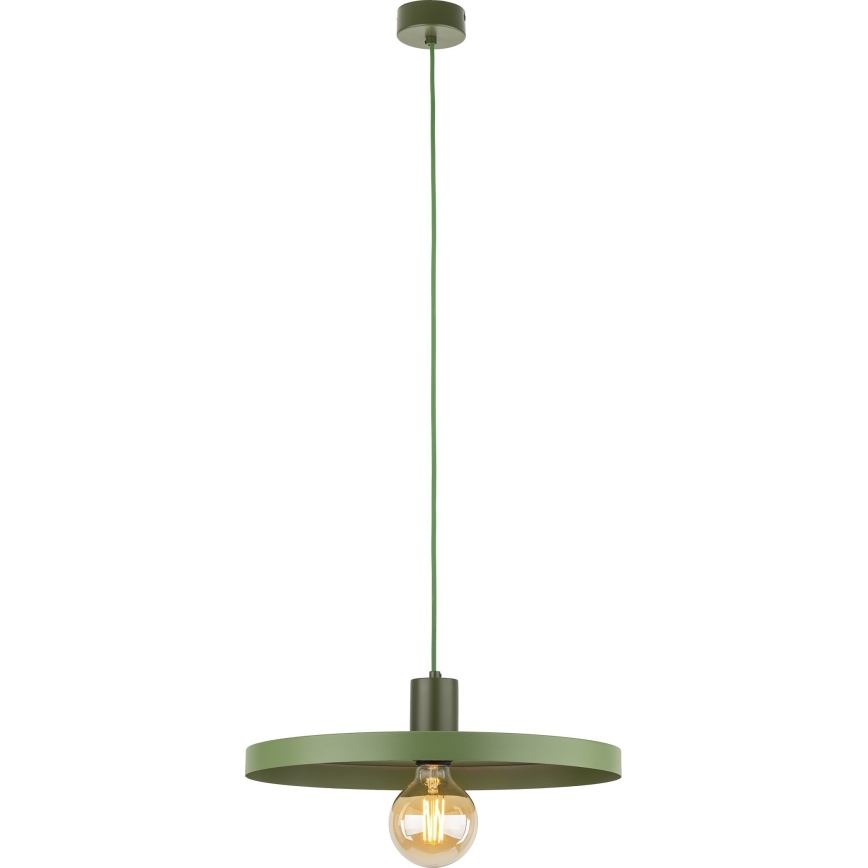 Luster na sajli SILA 1xE27/15W/230V pr. 40 cm zelena
