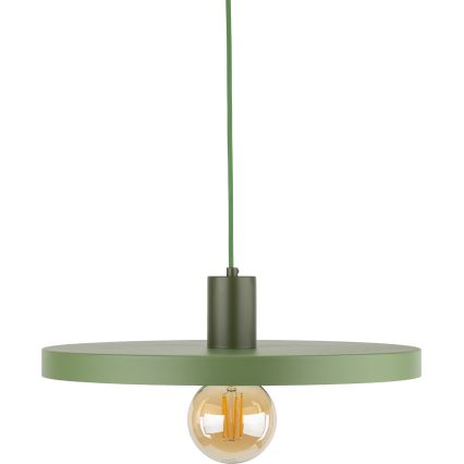 Luster na sajli SILA 1xE27/15W/230V pr. 40 cm zelena