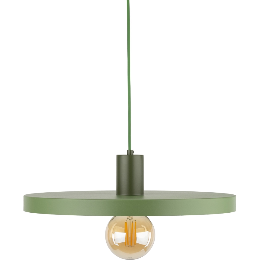 Luster na sajli SILA 1xE27/15W/230V pr. 40 cm zelena