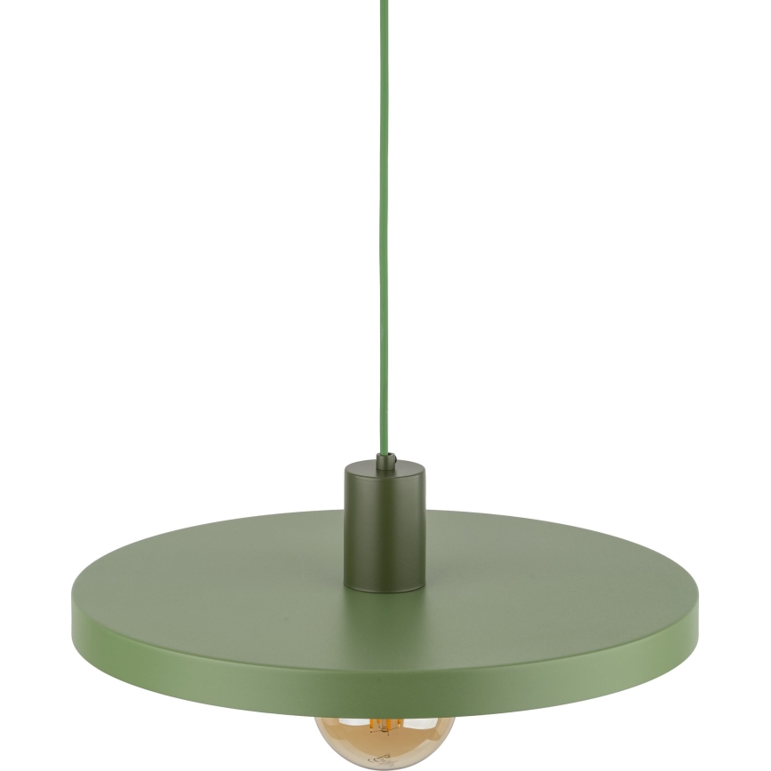 Luster na sajli SILA 1xE27/15W/230V pr. 40 cm zelena