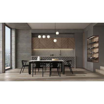 Luster na sajli SILIA 5xG9/12W/230V crno