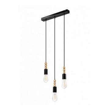 Luster na sajli SIMON 3xE27/60W/230V bukva