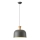 Luster na sajli SIMPLO 1xE27/15W/230V sivo pr. 27 cm