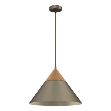 Luster na sajli SINGLE 1xE27/15W/230V mesing/bukva