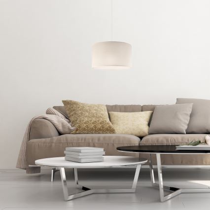 Luster na sajli SIRJA 1xE27/60W/230V kremasta