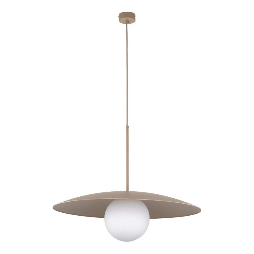 Luster na sajli SLATE 1xE27/15W/230V pr. 65 cm bež