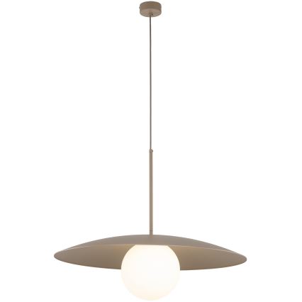 Luster na sajli SLATE 1xE27/15W/230V pr. 65 cm bež